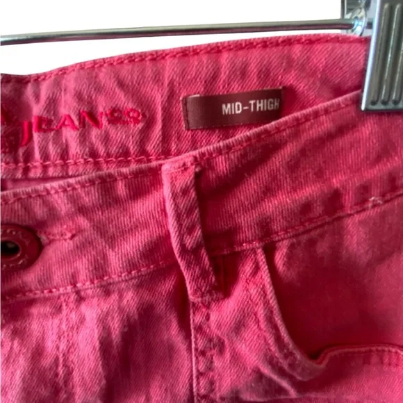 Arizona Jean Company Pink Denim Shorts Casual Summer - Picture 5 of 6